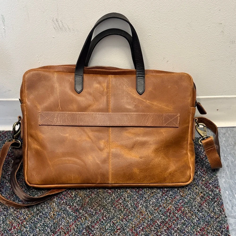 Brown Leather Men's Bag